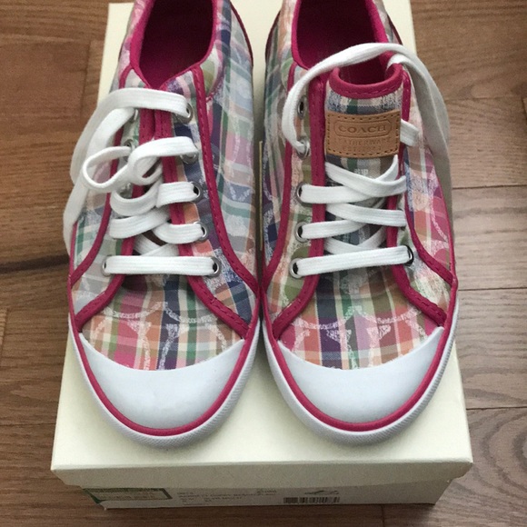 coach barrett poppy sneaker